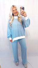 Load image into Gallery viewer, Icy Blue Set (mockneck + pants)
