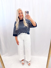 Load image into Gallery viewer, Summer In The USA Top NAVY

