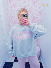 Load image into Gallery viewer, WWJD Pink Striped Mockneck💖 PREORDER! ETA 10/30 (order separate or all items will ship when preorder arrives)
