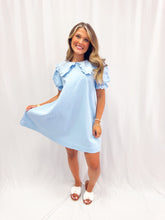 Load image into Gallery viewer, Coquette Cowgirl Denim Dress BLUE
