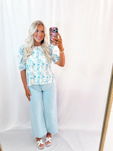 Sweet Serenity Eyelet Blouse