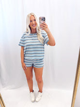 Load image into Gallery viewer, Casually Striped SET BLUE💖 2 smalls &amp; 1 medium left
