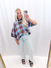 Load image into Gallery viewer, Blueberry Mocha Sweater Top
