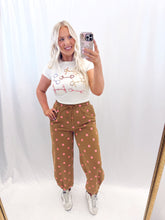 Load image into Gallery viewer, Brown Dot Joggers
