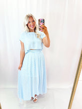 Load image into Gallery viewer, Spring Skies Skirt SET (top + skirt)
