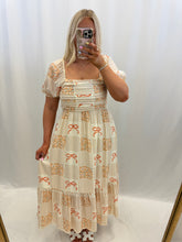 Load image into Gallery viewer, Blooming Bow Dress ORANGE
