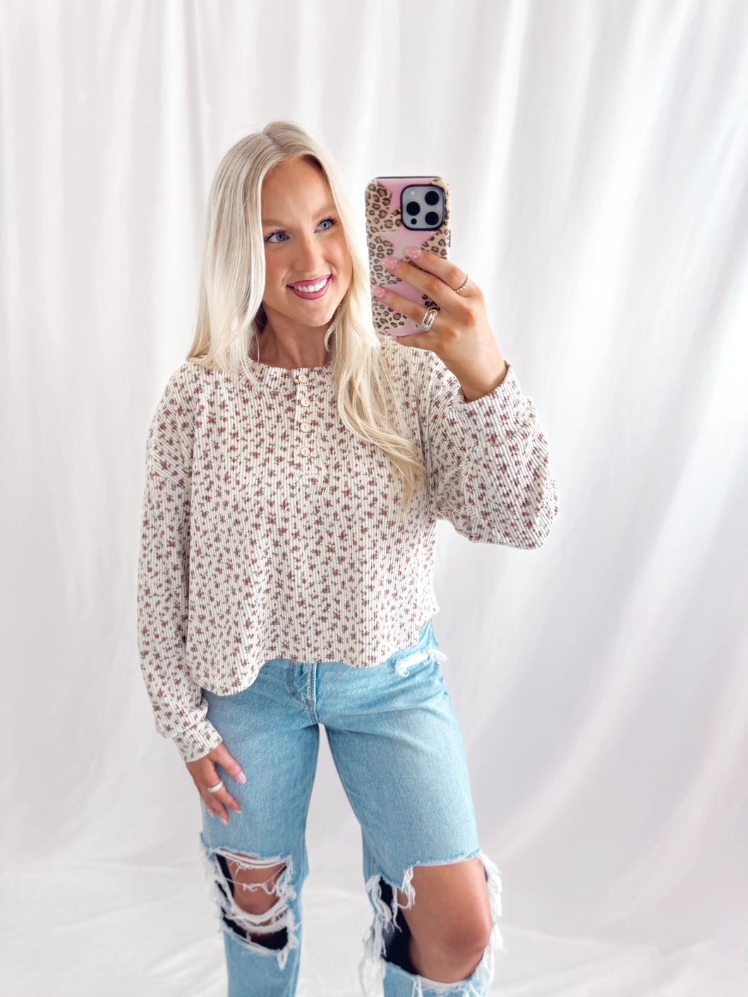 Cinnamon Blossom Top💖 2 smalls & 1 large left