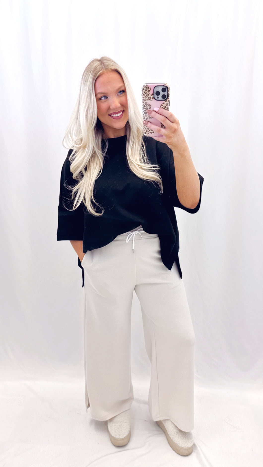 Cloud Nine Scuba Sweatpants CREAM