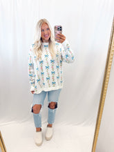 Load image into Gallery viewer, Bow Kissed Blooms Sweater IVORY
