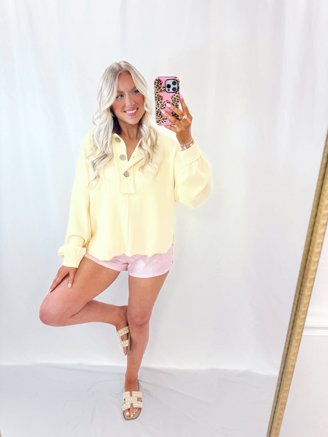 Clouds Of Yellow Pullover