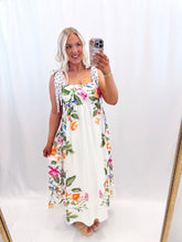 Load image into Gallery viewer, Bloom Lagoon Dress WHITE

