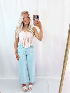 Lace On My Heart Top💖 1 small & 1 large left
