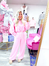 Load image into Gallery viewer, Pink Coquette SWEATPANTS💖 1 medium left
