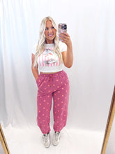 Load image into Gallery viewer, Mauve Dot Joggers
