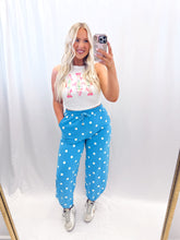 Load image into Gallery viewer, Blue Dot Joggers
