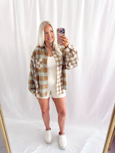 Load image into Gallery viewer, Woodland Whisper Flannel GREEN/BROWN (pictured right)
