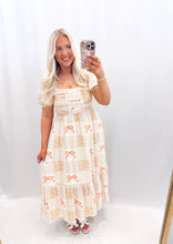 Load image into Gallery viewer, Blooming Bow Dress ORANGE
