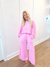 Load image into Gallery viewer, Cozy Colorful SET (pullover + pants) BLUSH
