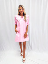 Load image into Gallery viewer, Coquette Cowgirl Denim Dress PINK
