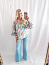 Load image into Gallery viewer, Falling Bows &amp; Petals Blouse
