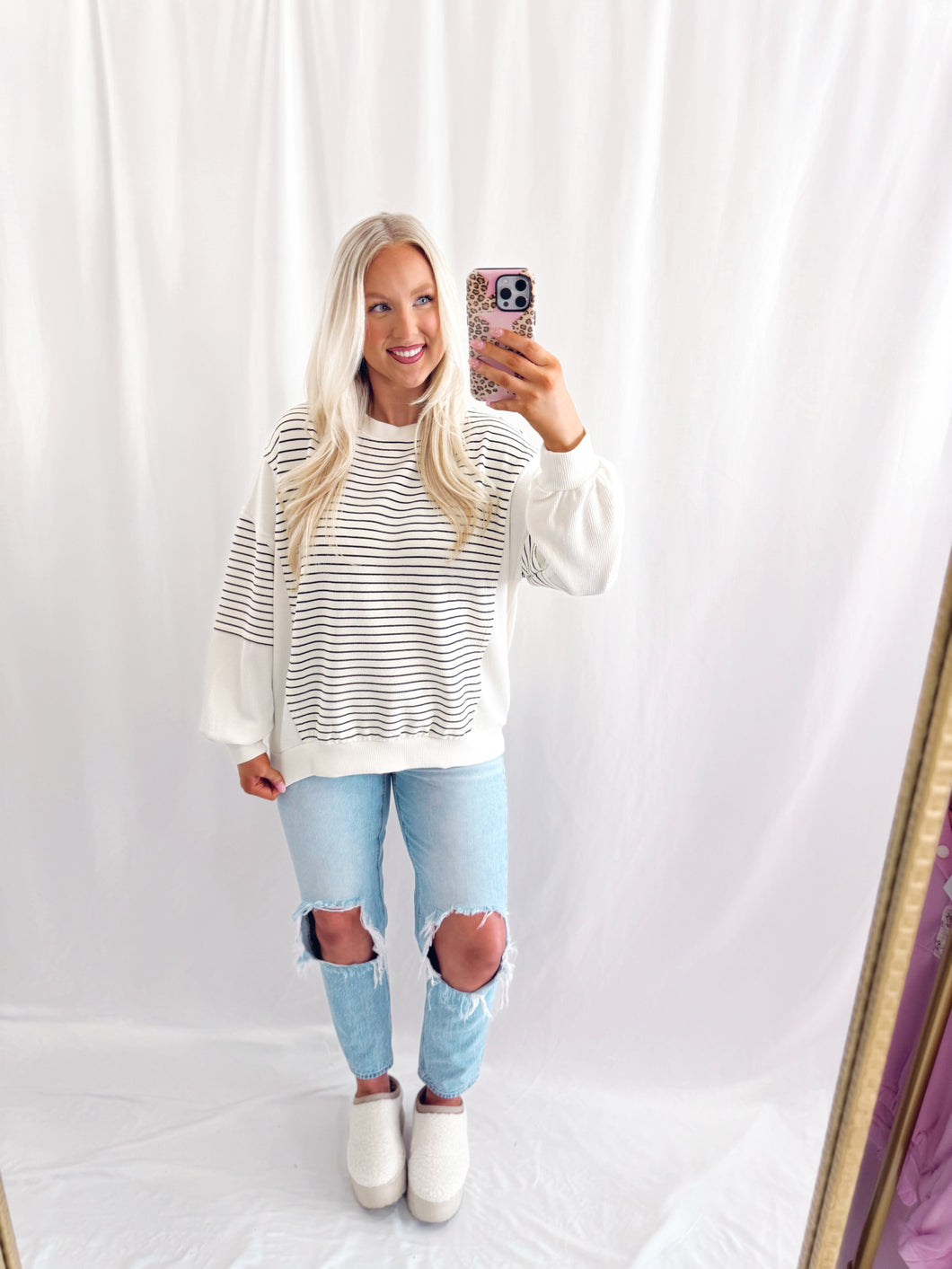 Cozy Contrast Pullover