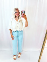 Load image into Gallery viewer, Lace + Bows Blouse
