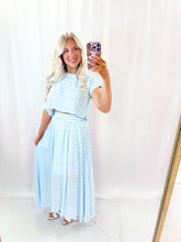 Load image into Gallery viewer, Spring Skies Skirt SET (top + skirt)
