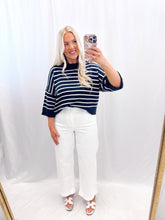 Load image into Gallery viewer, Summer In The USA Top NAVY
