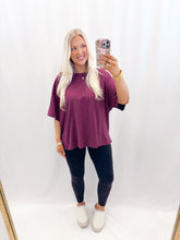 Load image into Gallery viewer, Purely Plum Oversized Tee
