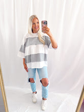 Load image into Gallery viewer, Casual Core Colorblock Tee GREY
