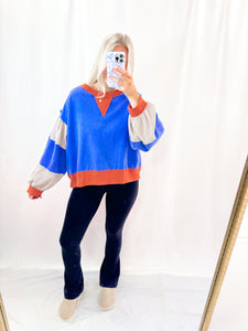 Color Blend Pullover BLUE