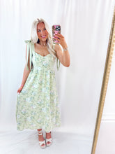 Load image into Gallery viewer, Flawless Floral Dress SAGE
