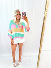 Load image into Gallery viewer, Adorably Striped Knit Top
