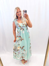 Load image into Gallery viewer, Bloom Lagoon Dress TEAL
