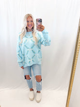 Load image into Gallery viewer, Bow Kissed Blooms Sweater BLUE
