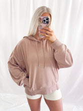 Load image into Gallery viewer, Slouchy Season Hoodie TAN
