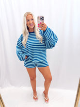 Load image into Gallery viewer, Stripes Ahead Set Blue/Mint
