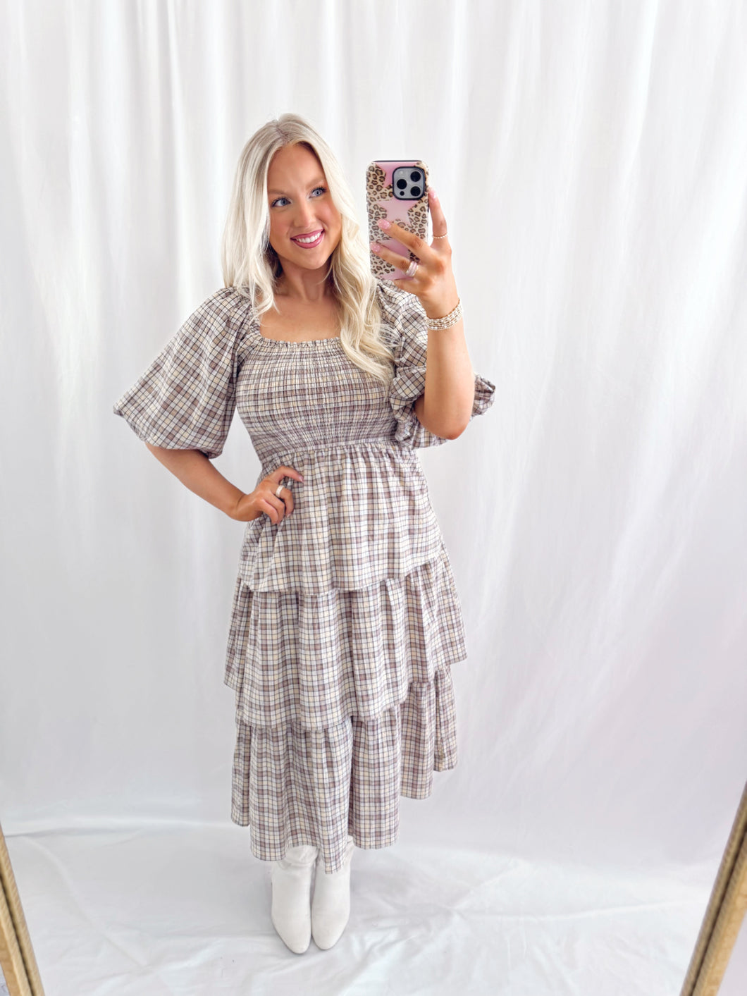 Apple Crisp Dress S-3X AVAILABLE