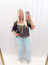 Load image into Gallery viewer, Cider Tasting Polka Dot Blouse
