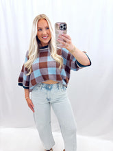 Load image into Gallery viewer, Blueberry Mocha Sweater Top
