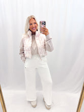 Load image into Gallery viewer, Camo Babe Reversible Puffer - TAN CAMO💖 small &amp; medium left
