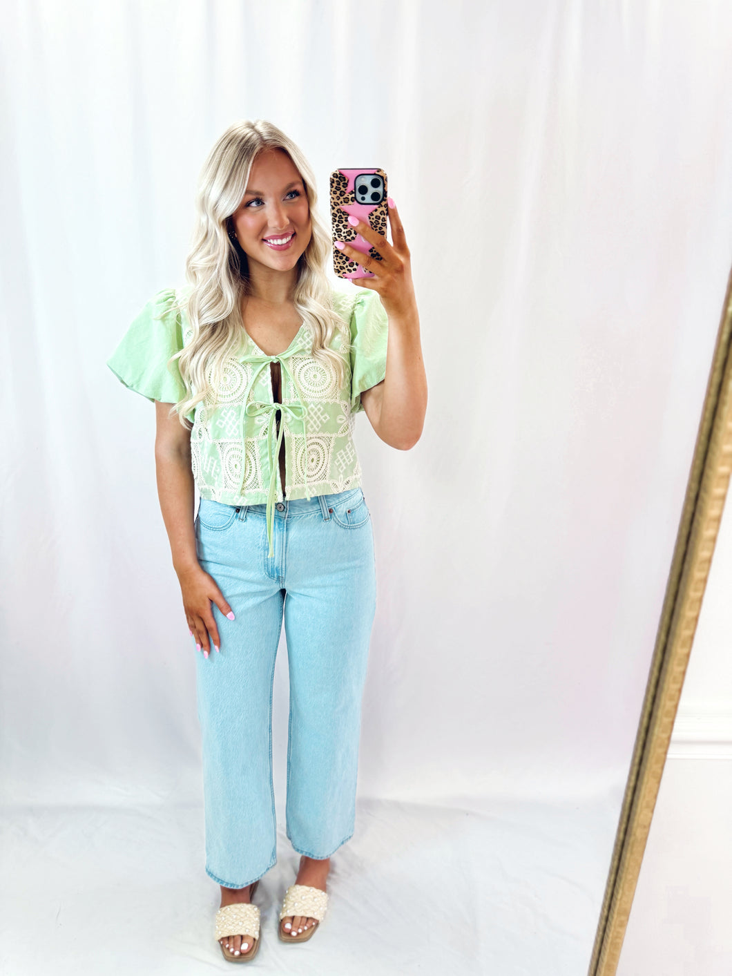 Laced In Love Blouse💖 2 smalls left