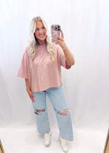 Load image into Gallery viewer, Pastel Tides Top PINK/TAN
