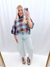 Load image into Gallery viewer, Blueberry Mocha Sweater Top
