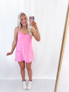 Doing The Most Romper PINK