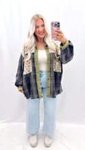 Load image into Gallery viewer, Festive In Plaid Shacket
