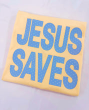 Load image into Gallery viewer, Jesus Saves Graphic Tee (AVAILABLE IN CROP &amp; FULL LENGTH!)
