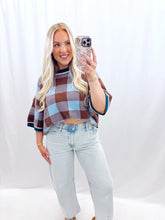 Load image into Gallery viewer, Blueberry Mocha Sweater Top
