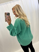 Load image into Gallery viewer, Snuggled Up Sweater GREEN
