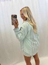 Load image into Gallery viewer, Sherbet Sands SET (top + shorts) GREEN/BLUE
